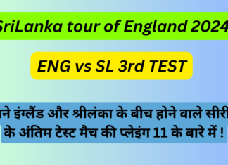 SriLanka tour of England 2024